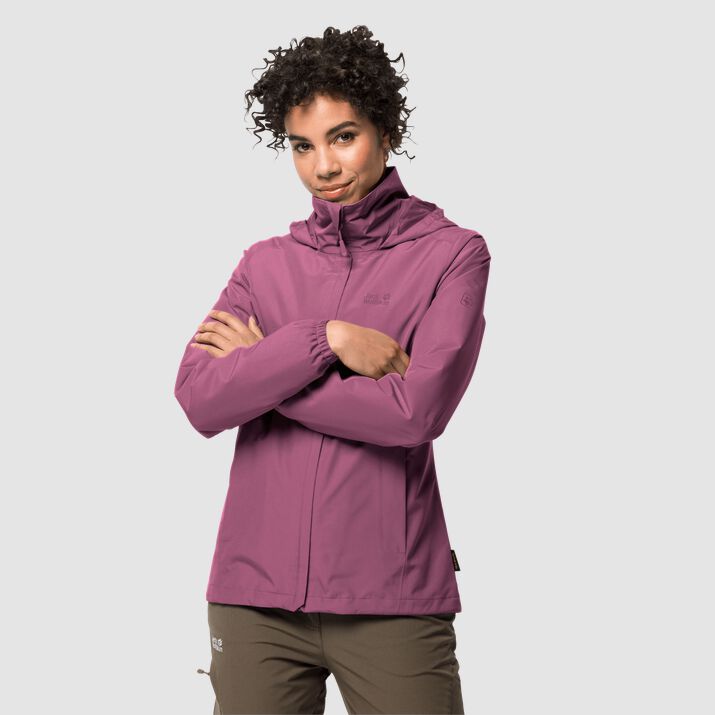 Jack Wolfskin Womens Stormy Point Hardshell Jacket Purple 928310FEG